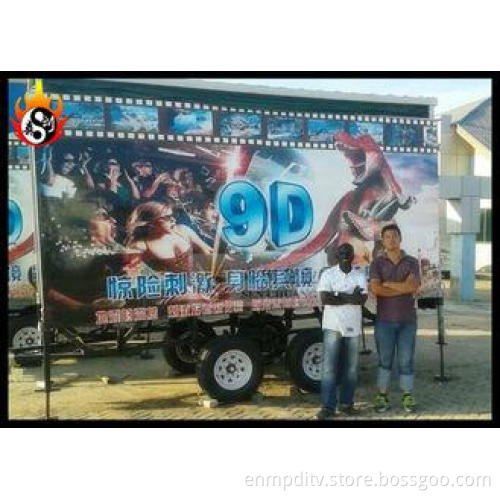 Successful Case of 5D Mobile Cinema in Africa for Outdoor U